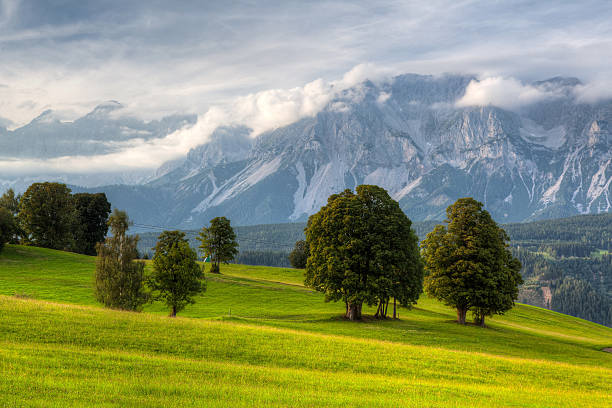 Stunning landscape in the Schladming, Austria