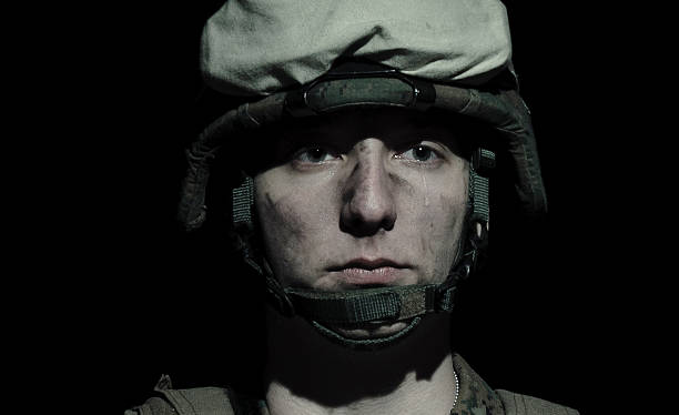 istock Marine U.S. Army in sorrow. 473749696