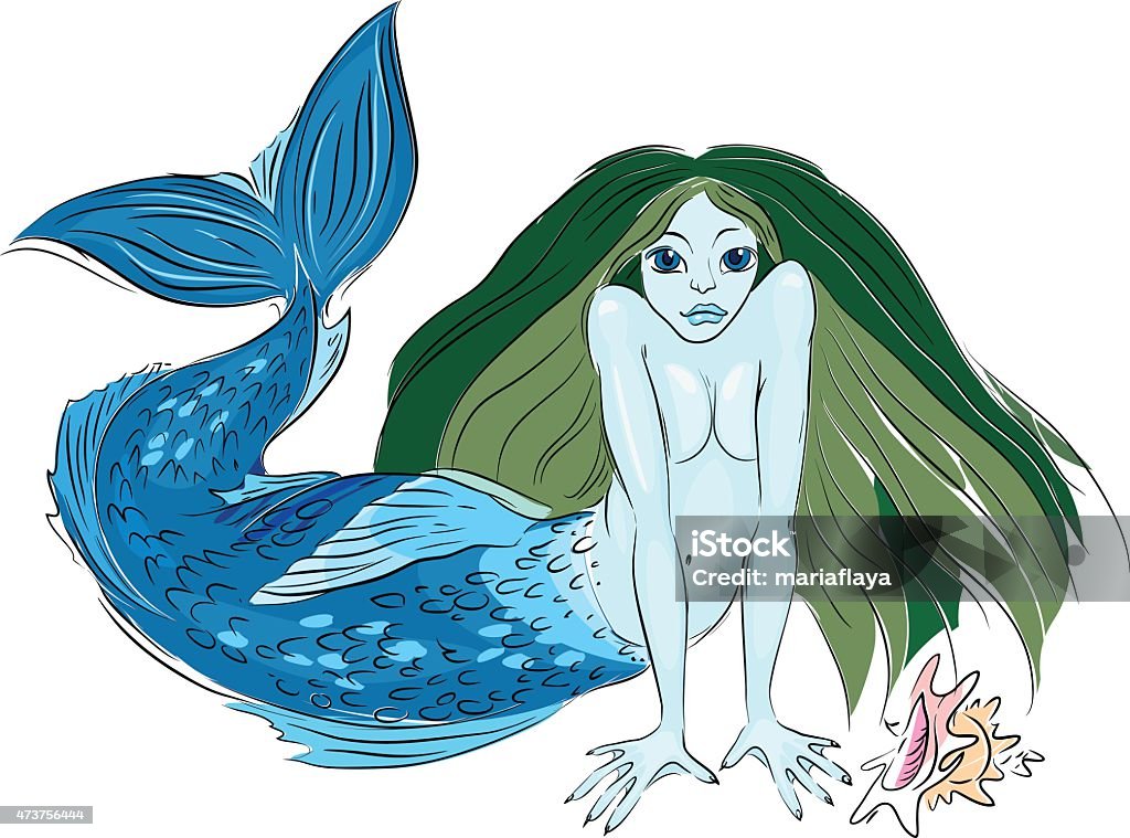 Mermaid 2015 stock vector