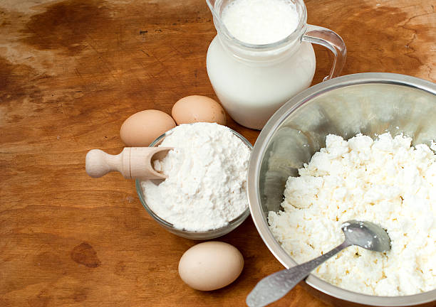 istock flour, cottage cheese, milk. eggs 473768688
