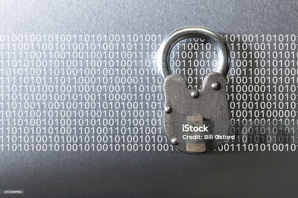Padlock And Binary Code Stock Photo - Download Image Now - 2015, Binary ...