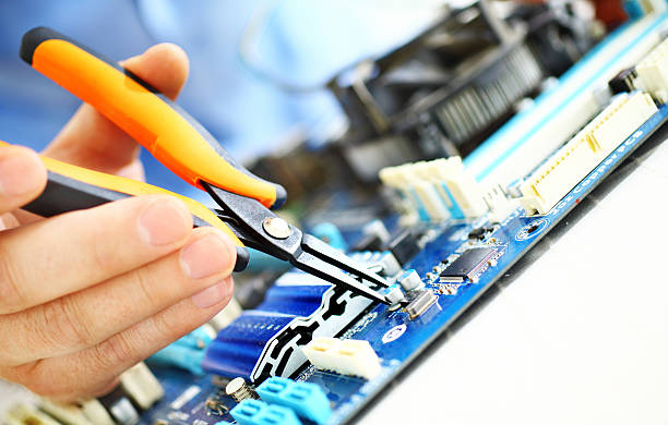 istock Repairing PC motherboard. 473772280
