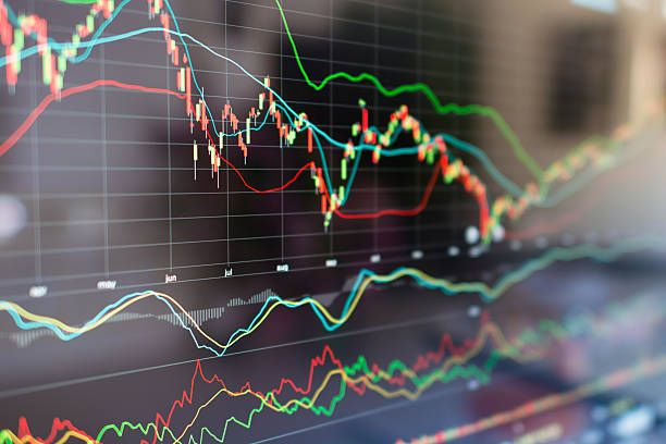 istock A digital, colored graph representing the stock market 473774574