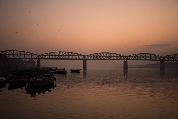 istock Sunrise on the Ganga river, Varanasi, India 473777748