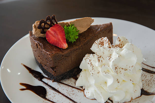 istock Delicious Piece of Chocolate cheesecake 473785192