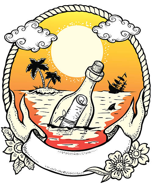 ilustraciones, imágenes clip art, dibujos animados e iconos de stock de esperanza - lost beach