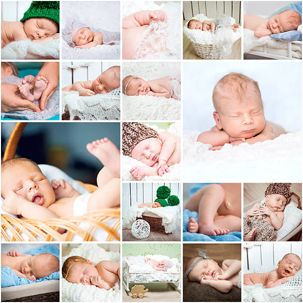 istock Collage  photos of sleeping babies 473790744