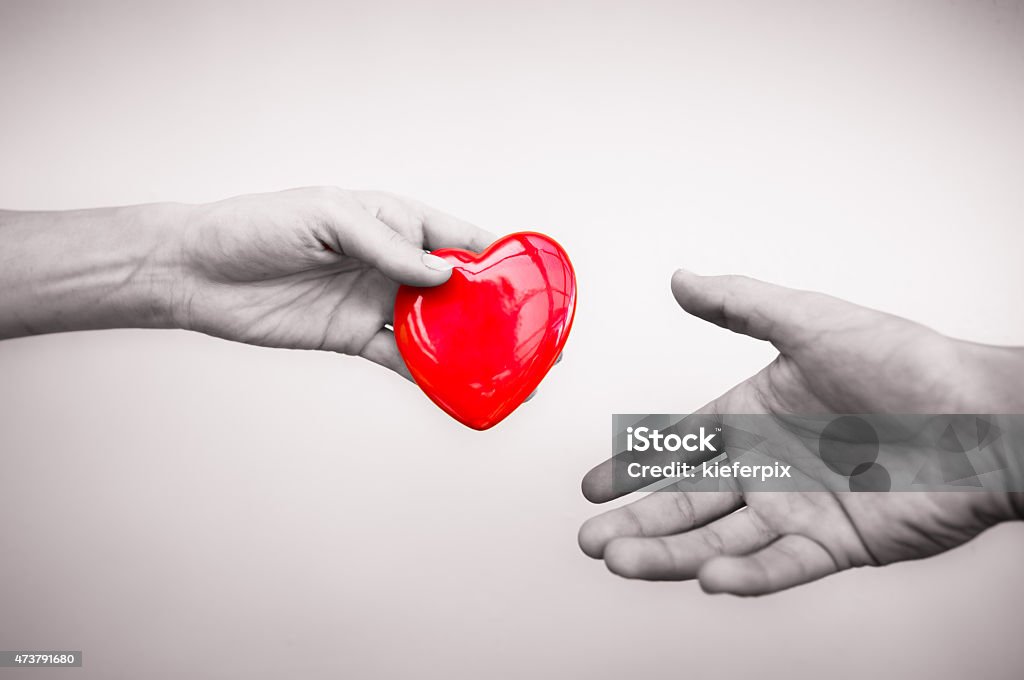 Donation Love and health care concept. Blood Donation Stock Photo