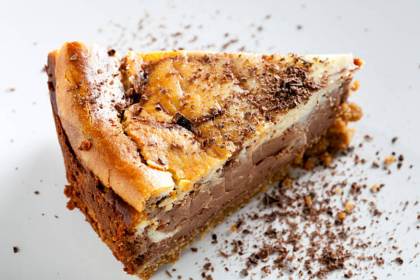 istock Slice of Chocolate Cheescake 473794894