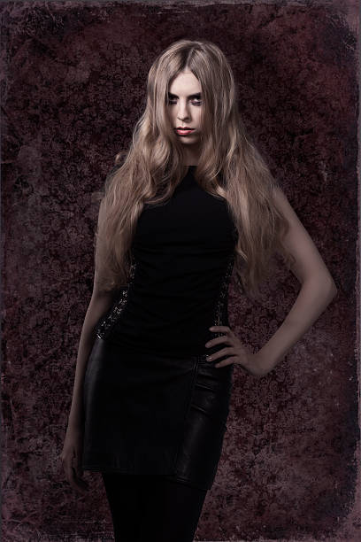istock portrait of blonde dark witch 473795348