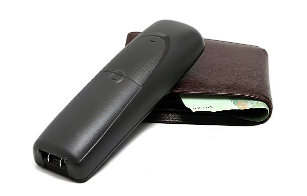 istock cordless telephone and wallet isolated on white background 473797262