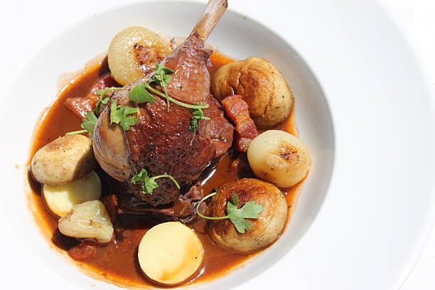 Coq au vin - French Dinner