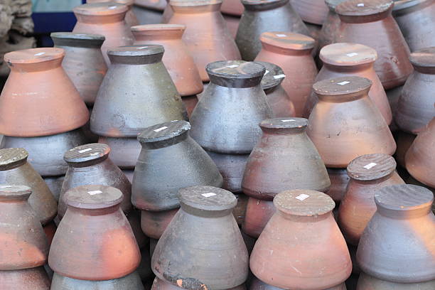 istock Earthenware brown for sale in Asia 473803922
