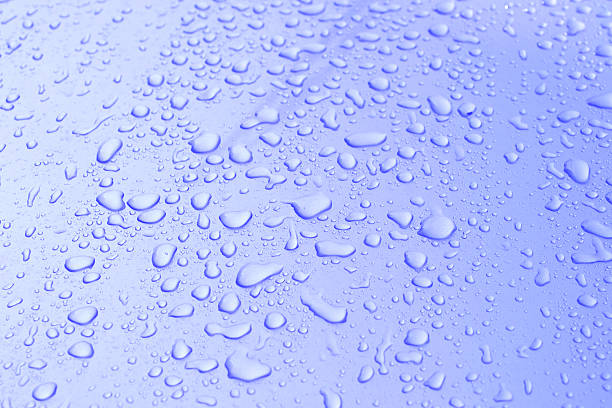 istock Water drops background, drops of water on the floor 473810124