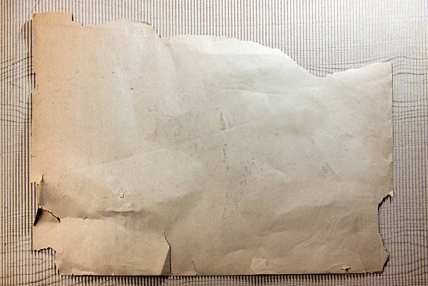 istock Paper old on corrugated fiberboard single face 473811018