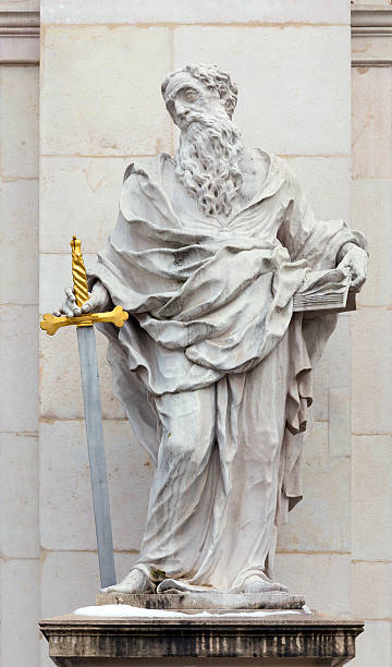 istock St. Paul statue at Salzburg Cathedral, Austria 473815982