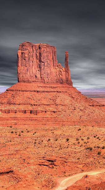 istock Dasrk Skies Monument Valley 473816184