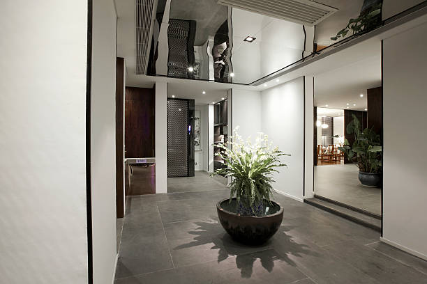 istock Senior Chinese style clubhouse interior 473823602