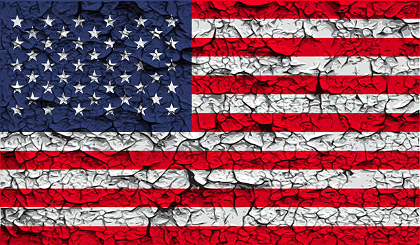 istock Flag of USA with old texture. 473827646