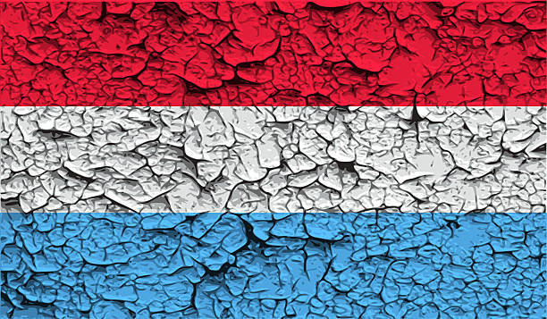 istock Flag of Luxembourg with old texture. 473830670