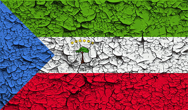 istock Flag of Equatorial Guinea with old texture. 473831480