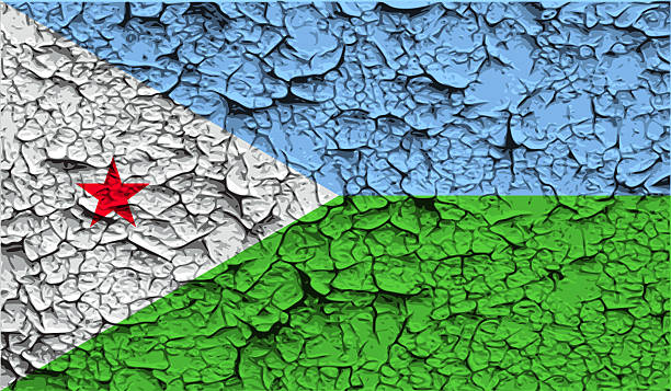 istock Flag of Djibouti with old texture. 473831552