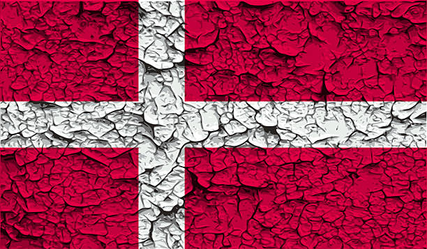 istock Flag of Denmark with old texture. 473831554