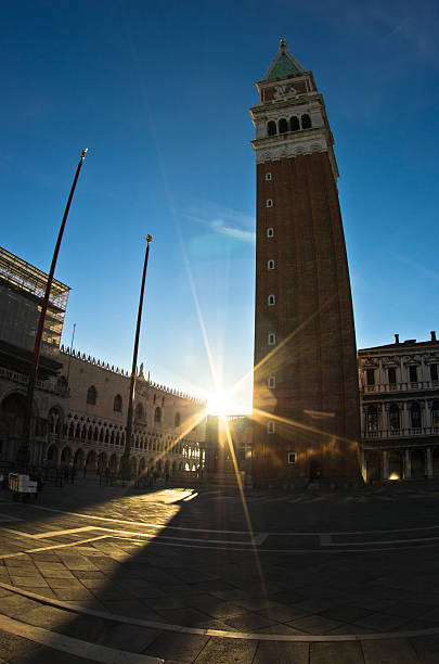 istock Campanila bell tower at piazza San Marco in Venice 473835410