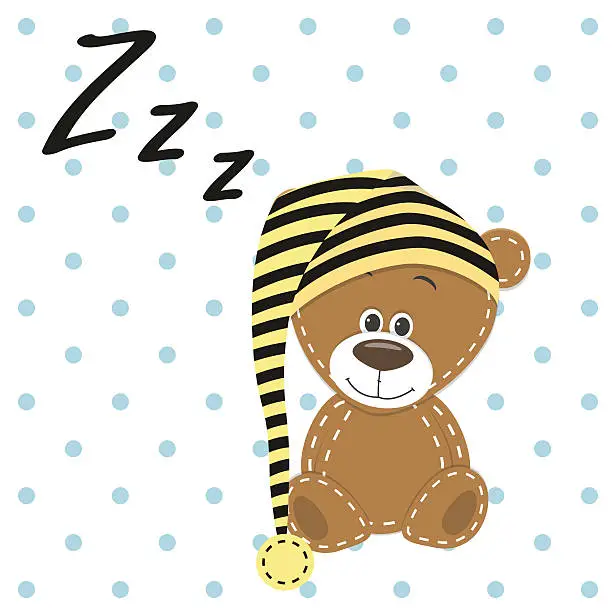Vector illustration of Sleeping Bear
