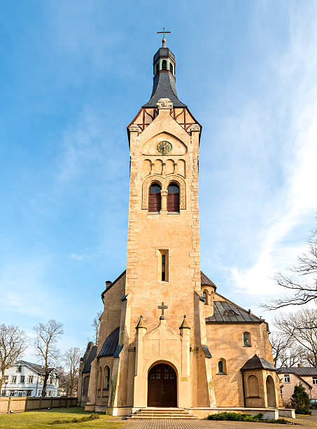 istock Lutheran church in Dubulti, Jurmala, Latvia 473839334