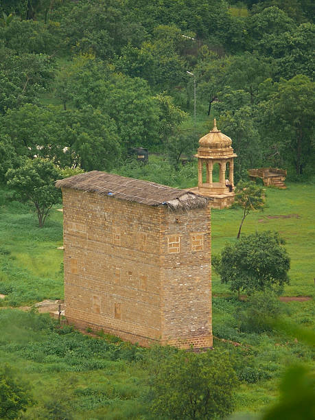 estrutura do edifício em manav sangrahalaya - bhopal - fotografias e filmes do acervo