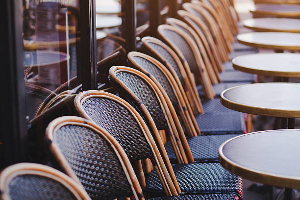 istock street cafe in Paris 473846860