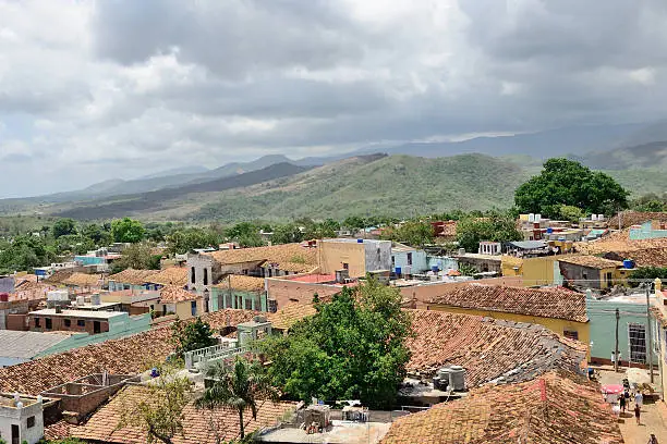 Photo of View of the town roofs. Trinidad, Cuba.