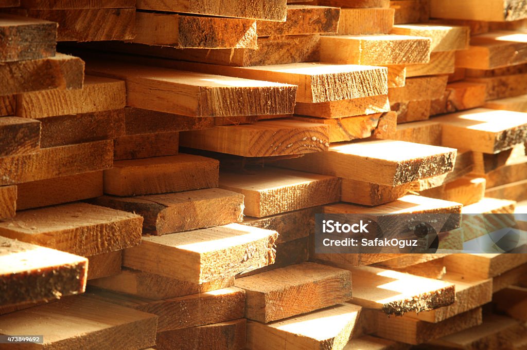 Lumber Timber Stock Photo