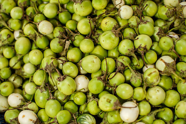 istock Thai eggplant on the market 473850500