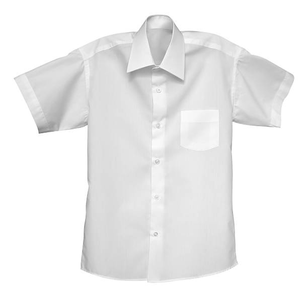 istock White shirt isolated on the white 473851222