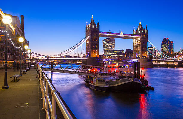 istock Dusk-time View of Tower Bridge in London 473856598
