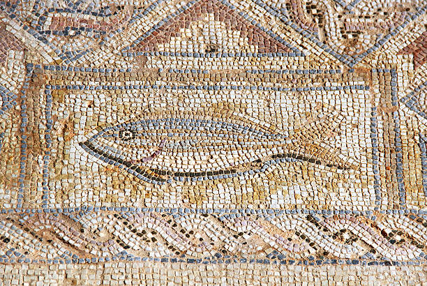 istock Ancient mosaic in Kourion, Cyprus 473874698