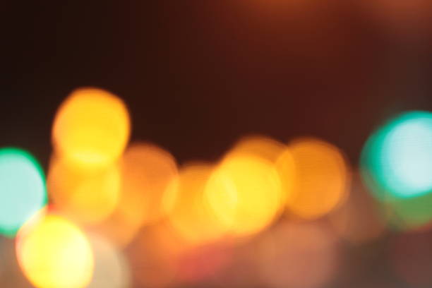 istock Blurred of car in city at night 473880198