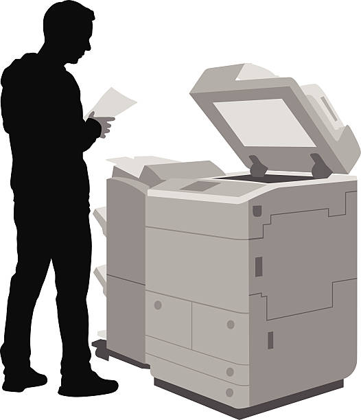 Office Photocopier Stock Illustration - Download Image Now - Photocopier,  Cartoon, Illustration - iStock