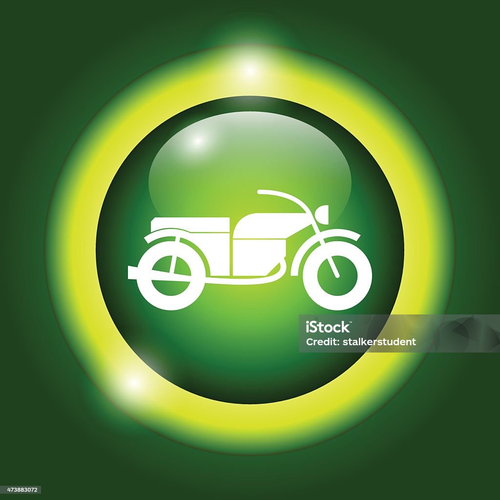 motorcycle icon motorcycle icon, isolated vector eps 10 illustration 2015 stock vector