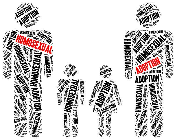 istock Homosexual adoption. Word cloud illustration. 473888442