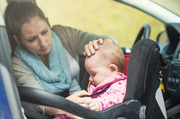 istock Mother and child in the car 473894398