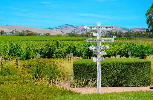 Barossa Valey, Australia - December 31, 2014: Jacobs Creek, Orlando Wines, Visitor Center at Rowland Flat, Barossa Valley.