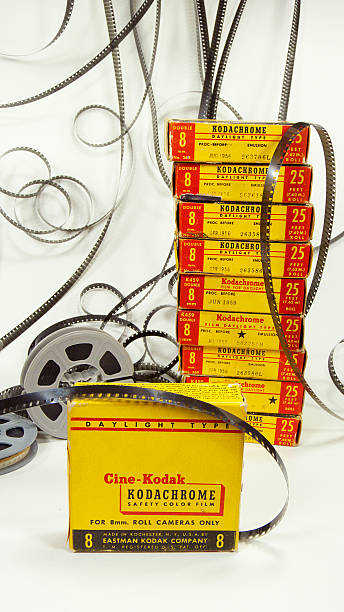 8mm Kodak Movie Film stock photo