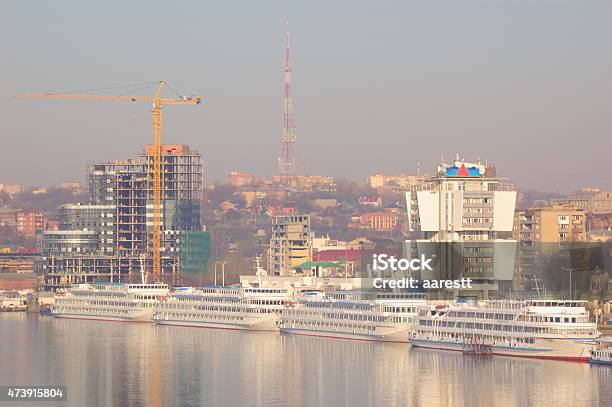 The Passenger Ships In Port Stock Photo - Download Image Now - 2015, Building Exterior, City