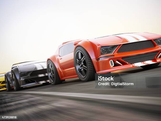 The Race Stock Photo - Download Image Now - Car, Racecar, Sports Car