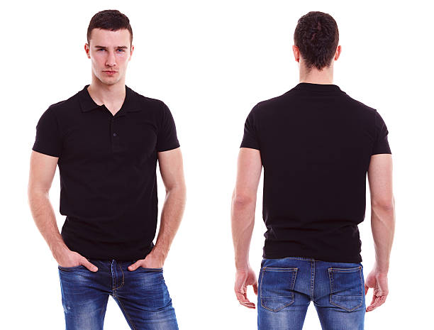 istock Young man with black polo shirt 473940344