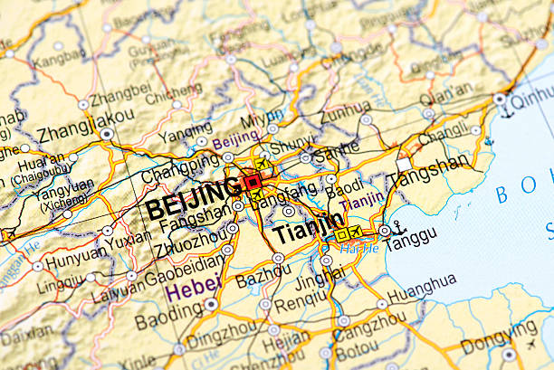 istock Map of Beijing, China 473943304