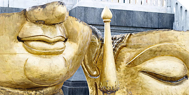 istock Part of Buddha idol for renovate 473944188